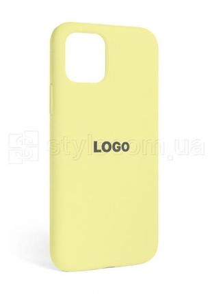 Чохол full silicone case для apple iphone 12, 12 pro mellow yellow (51)