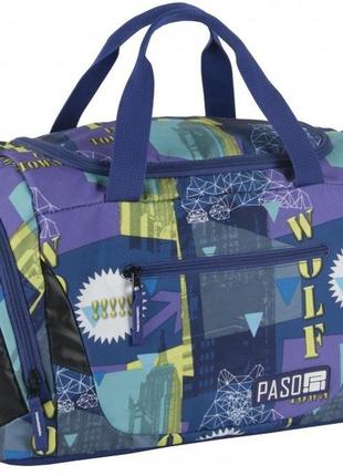 Спортивная сумка paso из ткани на 22л