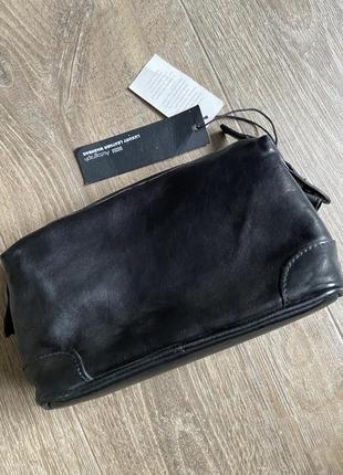 Сумка барстетка косметичка marks & spencer кожа