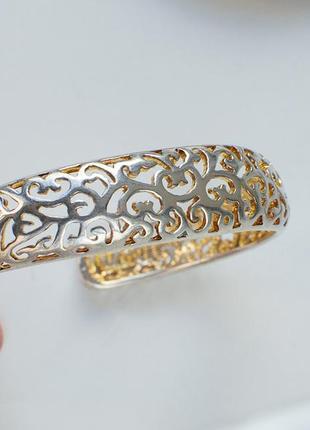Комплект з 6 браслетів золотого та срібного кольору, браслет цвях в стилі cartier7 фото