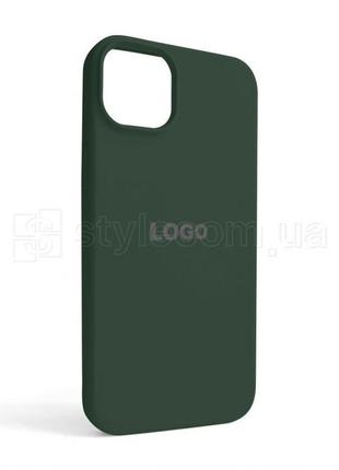 Чехол full silicone case для apple iphone 14 plus atrovirens green (54)