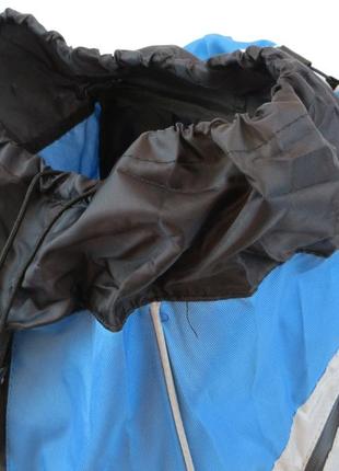 Туристичний, похідний рюкзак 45l adventuridge блакитний із сірим7 фото
