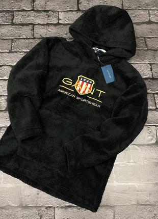 Плюшеве худі в стилі gant
