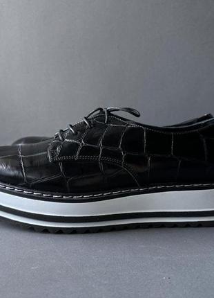 Marc cain platform brogues шкіряні туфлі броги