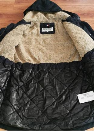 Комфортна тепла куртка парка відомого французького бренду jean paul6 фото