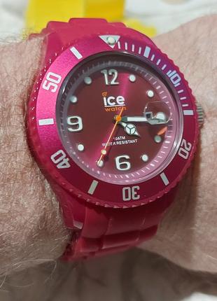 Brand new ice-watch quartz purple dial unisex watch8 фото