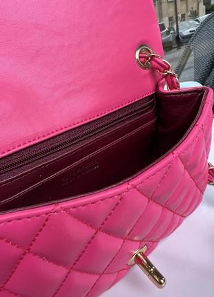 Женская сумка chanel 20 молодежная сумка шанель через плечо из мягкой экокожи изящная брендовая сумо4 фото