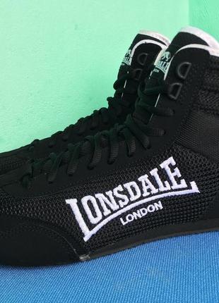 Боксерки lonsdale contender boxing (шкіра !)