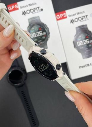 Умные смарт часы modfit protrainer white / белые / 42 х 12 мм, 260 х 260, 128mb, ip684 фото