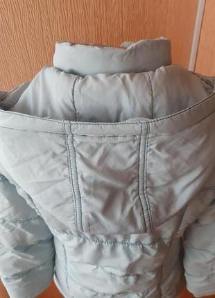 Утепленная куртка пальто весна-осінь с капюшоном. на xxs-s или подростка 150-160 см9 фото