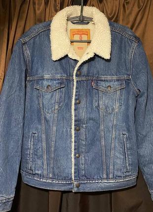 Куртка levis type iii sherpa trucker jacket, оригінал.4 фото