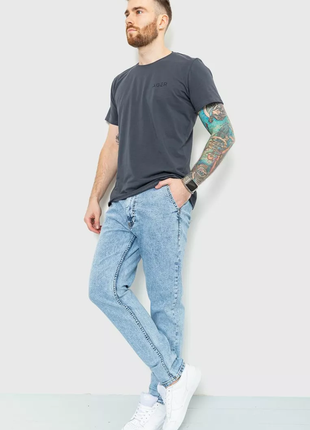 Джинси чоловічі однотонні, колір джинс, 157r11-4
