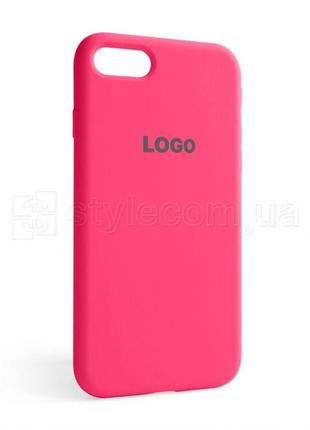 Чехол full silicone case для apple iphone 7, 8, se 2020 shiny pink (38)1 фото