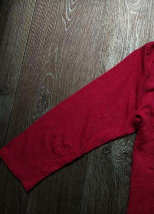 Красный женский джемпер туника свитер свитшот худи футболка sandro paris размер m-l3 фото