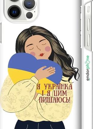 Чехол на телефон с принтом. украинка