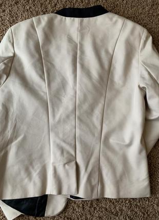 Блейзер піджак жіночій бежевий жакет фірмовий reserved розмір xl/l5 фото