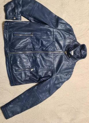 Шкіряна куртка massimo dutti