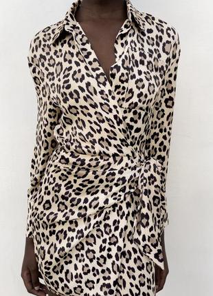 Сукня леопардова від zara3 фото