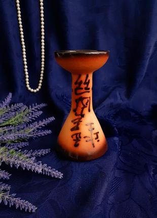 Аромолампа 🧞‍♂️керамическая олимп иероглифы глина башня для ароматических масел свеча благовония 3