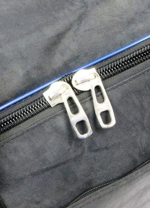 Спортивна сумка wallaby 447-1 чорний із синім, 59 л5 фото