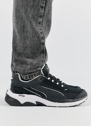 Мужские кроссовки puma teveris nitro black white