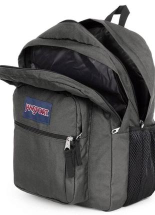 Міський рюкзак 34l jansport backpack big student сірий6 фото
