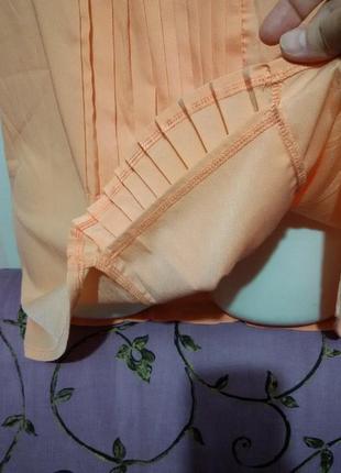 Блуза персиковая вискозная (пог 50 см)    194 фото