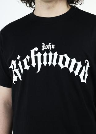 John richmond новая мужская футболка с логотипом. m-xxl. оригинал9 фото