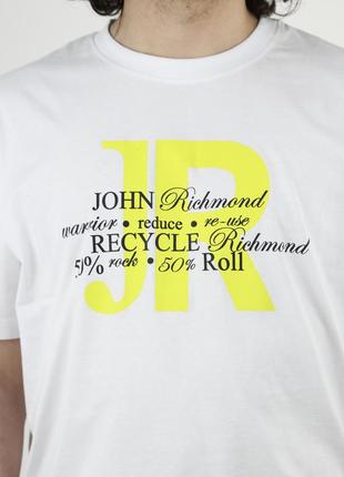 John richmond новая мужская футболка с логотипом. m-xxl. оригинал8 фото
