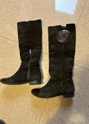 Сапоги замшевые pier lucci