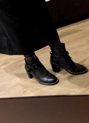 Кожаные ботинки preppy, 36(23-23,5cм)8 фото