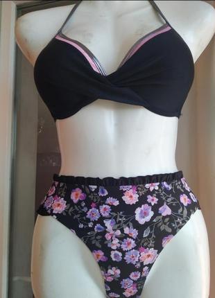 Красивый новый сборный купальник бренда h&m uk 10/14 eur 38/42