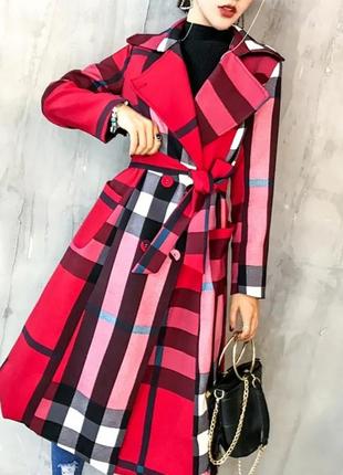 Стильний тренчкот, плащ у стилі burberry.1 фото