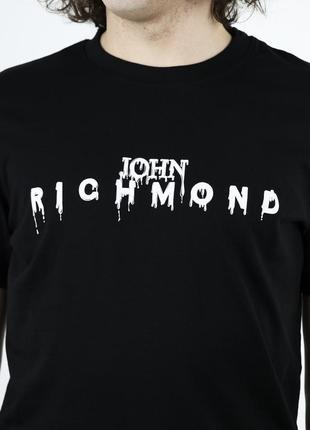 John richmond нова чоловіча футболка з логотипом. m-xxl. оригінал8 фото