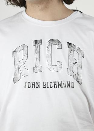 John richmond новая мужская футболка с логотипом. m-xxl. оригинал5 фото