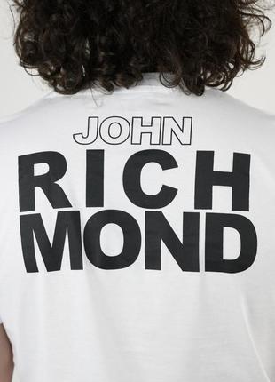 John richmond нова чоловіча футболка з логотипом. m-xxl. оригінал