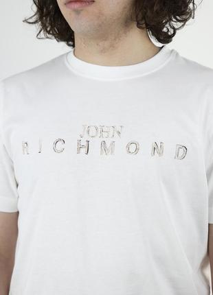 John richmond новая мужская футболка с логотипом. m-xxl. оригинал7 фото