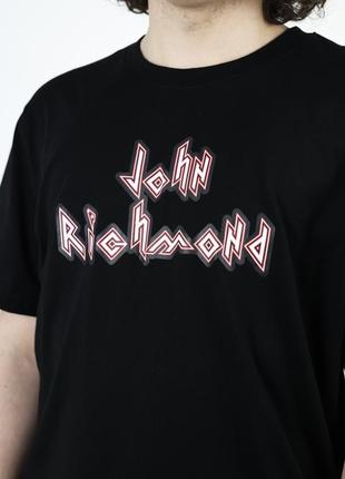 John richmond новая мужская футболка с логотипом. m-xxl. оригинал4 фото