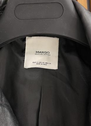 Кожаная куртка mango8 фото