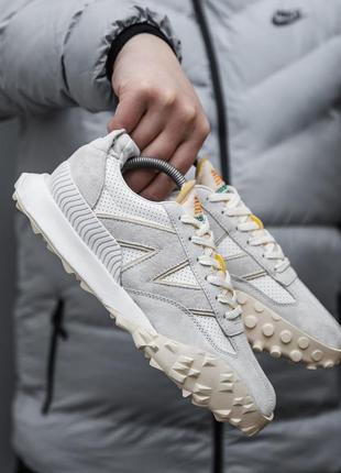 Мужские кроссовки светло серые в стиле new balance xc-723 фото