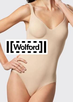 Wolford боди нюдовый телесный оригинал, премиум, р. м чашка d  корректирующее