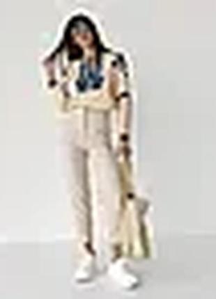 Вишиванка жіноча moderika класична кремова з синім4 фото
