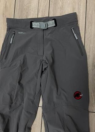 Женские треккинговые софтшелл брюки mammut softech3 фото