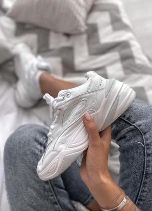 Nike mk 2 tekno шикарные женские кроссовки найк в белом цвете кожа (36-44)😍1 фото