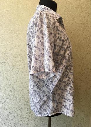 Белоснежная лаконичная блуза/рубашка 48 размера7 фото