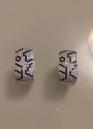 Серьги потоны серьги супер серьги питоны с стразами Питоны с стразами