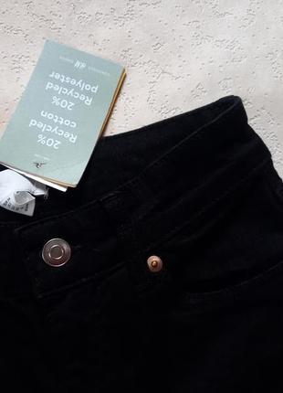 Новые брендовые черные джинсы скинни с высокой талией h&м, 34 размер.4 фото