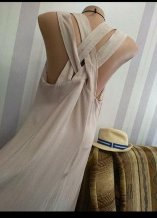 Сарафан на пуговицах с открытой спиной,винтаж