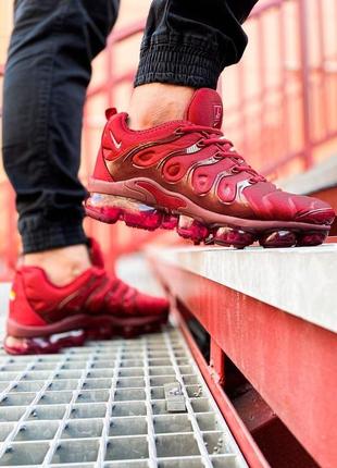 Кросівки nike air vapormax plus "bordo" кросівки