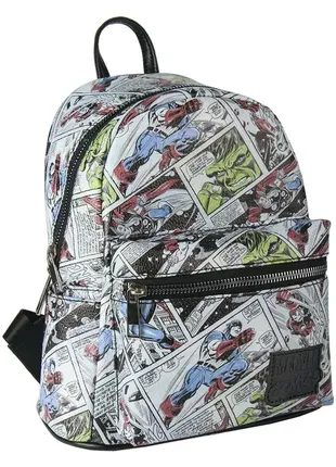 Рюкзак  marvel - comix casual fashion faux-leather backpack